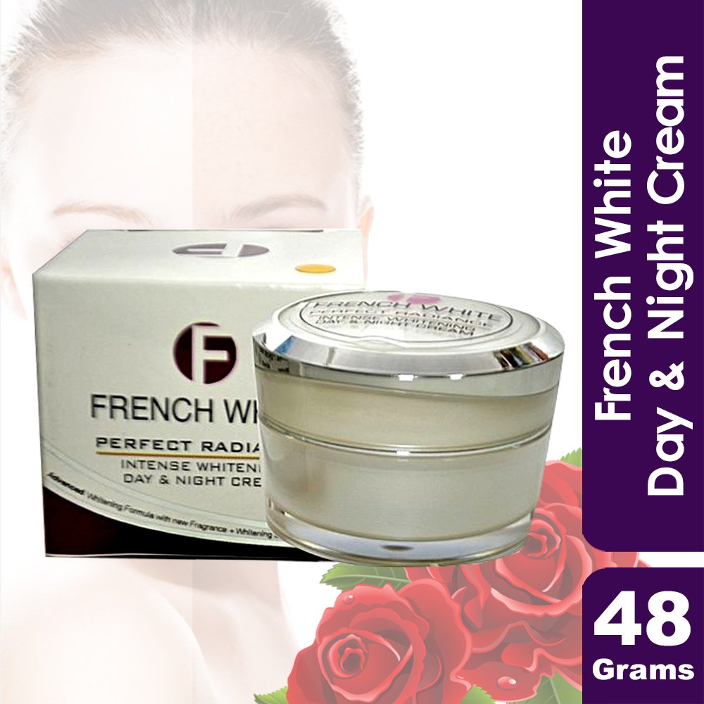 FRENCH WHITE intense whitening day & night cream | lookout.lk