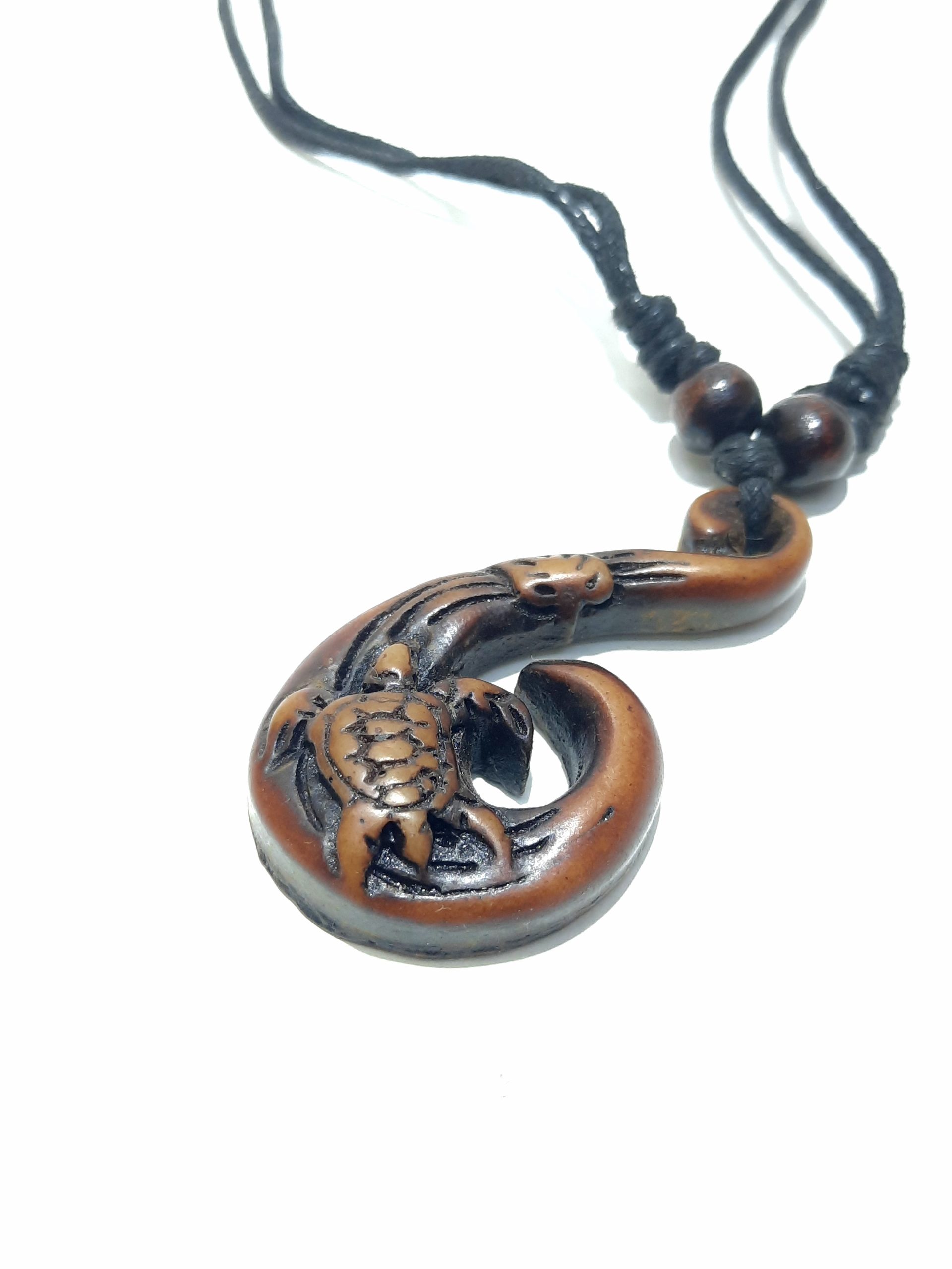 Men's Turtle Carved Code Chain