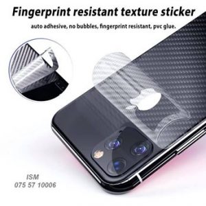 Transparent Carbon Fiber Back Sticker For Iphone's