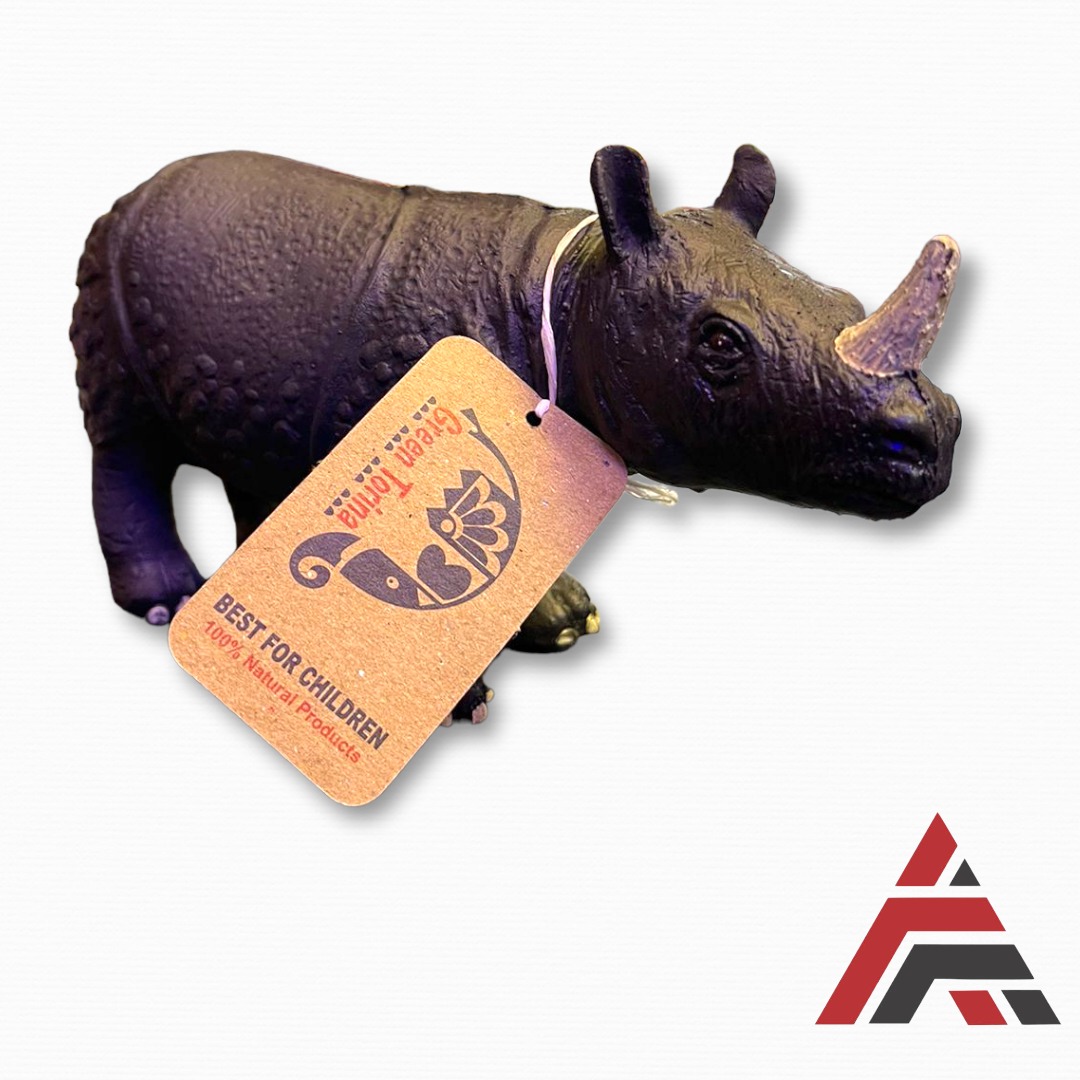 High Quality Non-Toxic Rhino toy (Natural Rubber)