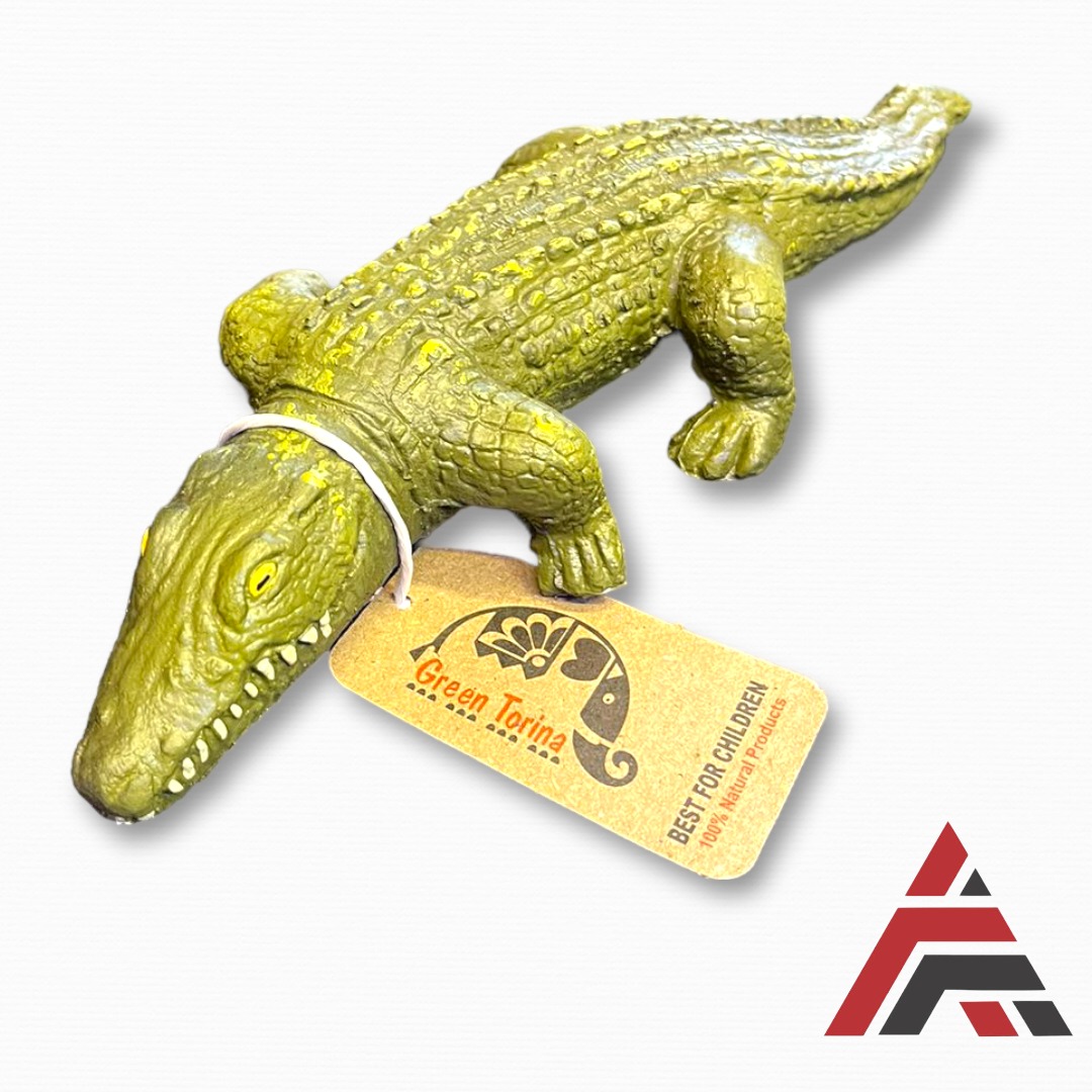 High Quality Non-Toxic Crocodile toy (Natural Rubber)