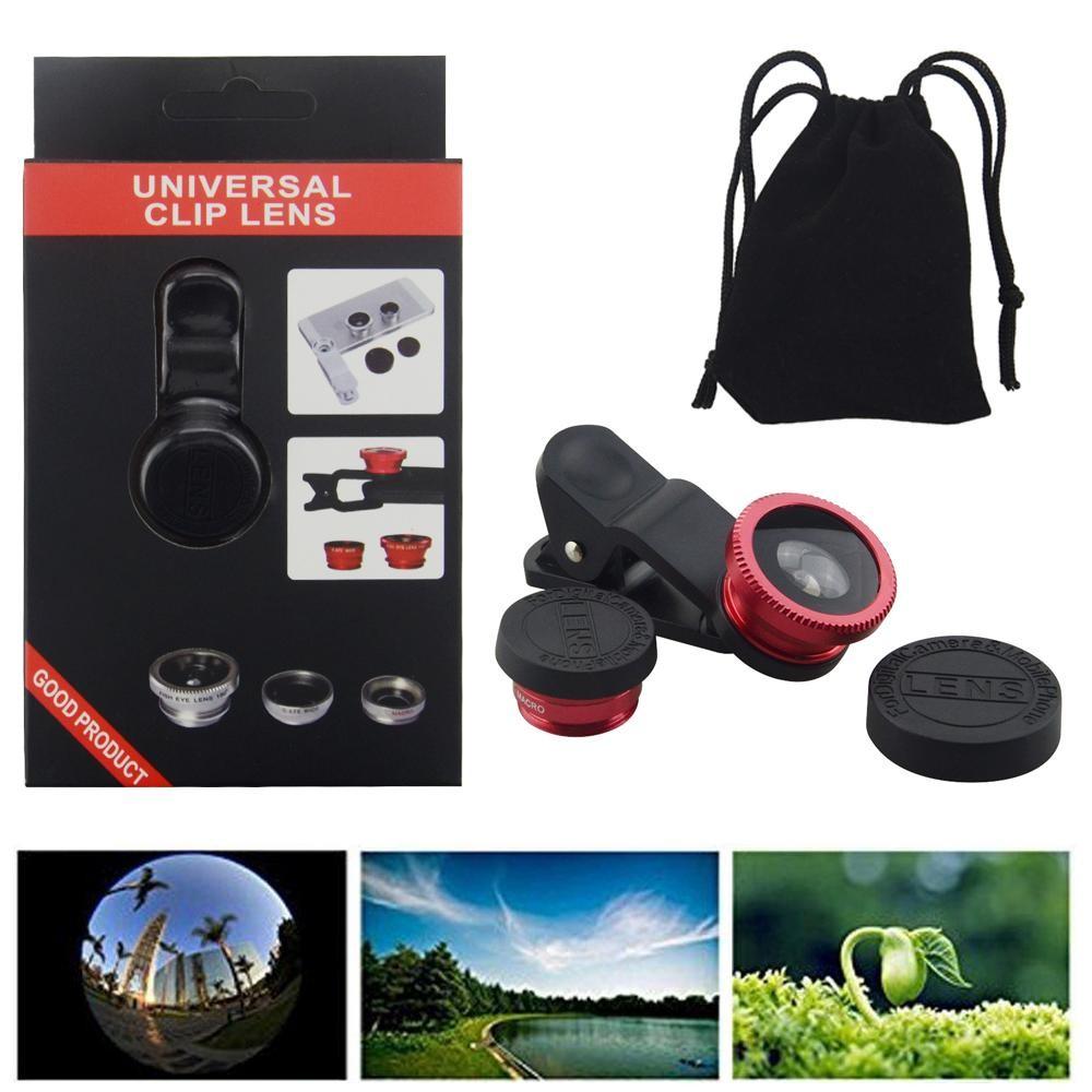 Universal Clip Lens (Macro,Wide Angle,etc.) for Mobile phones