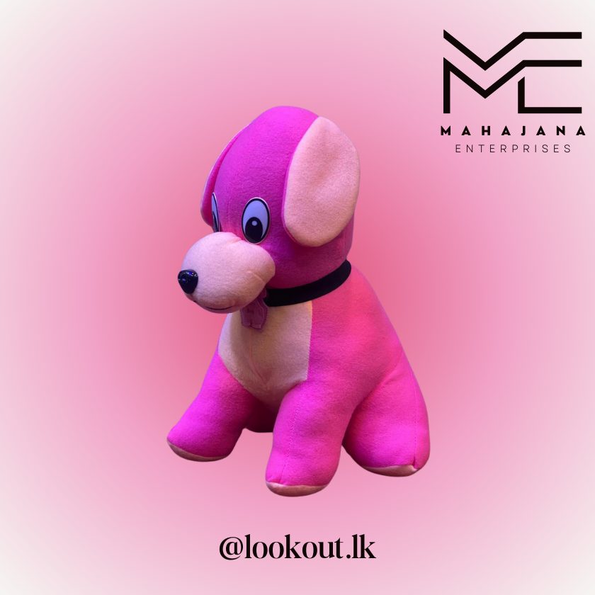 Plush Dog Toy - Pink Soft Animal