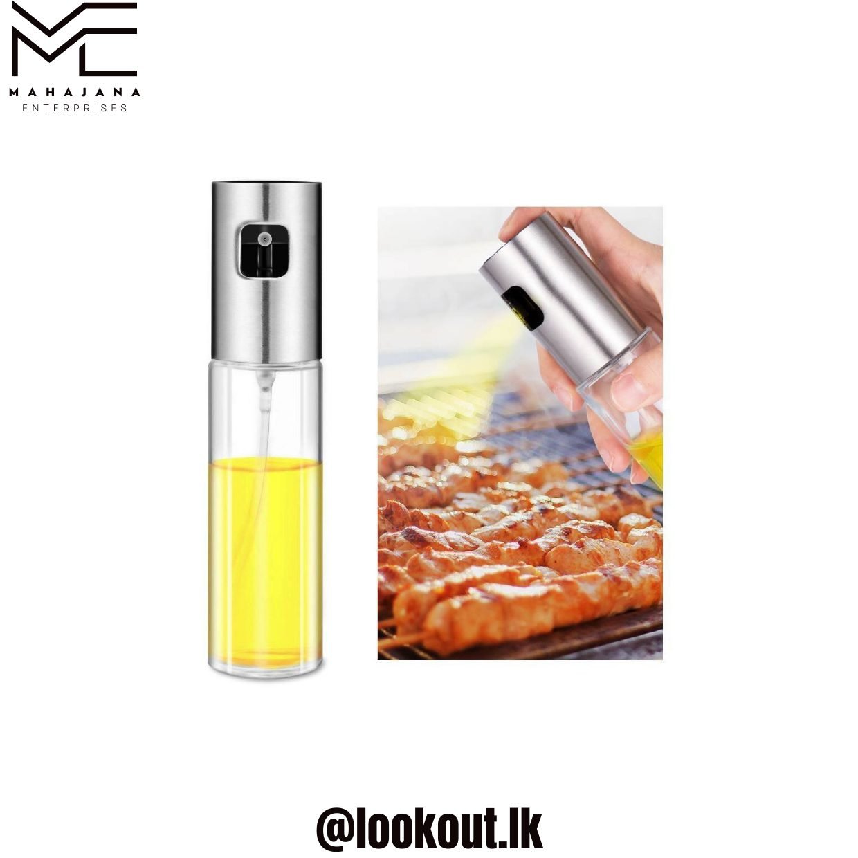 Edible oil spray bottle