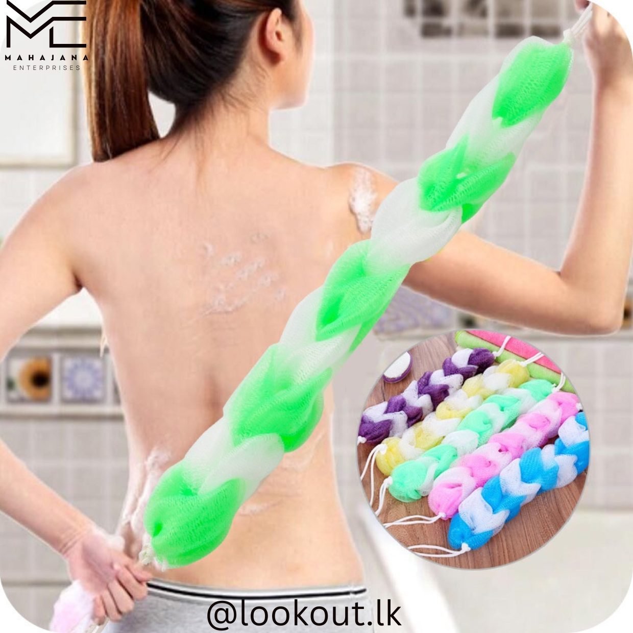 Nylon loofah Sponge belt