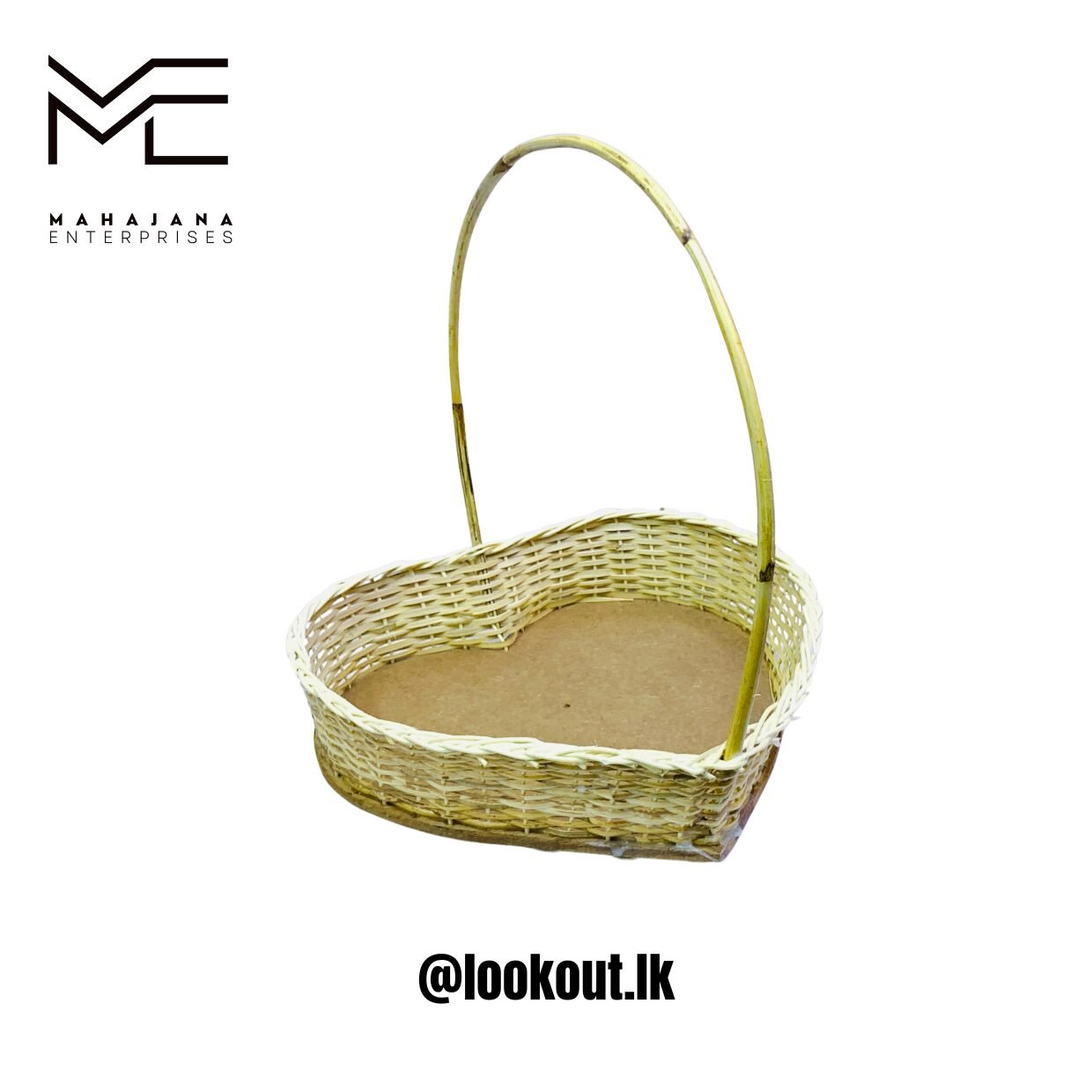 Heart-Shaped Woven Basket