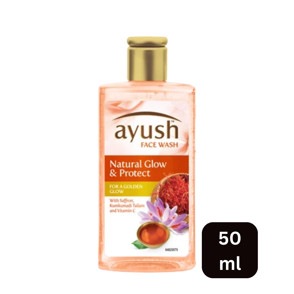 Ayush Natural Glow & Protect Face wash 50ml