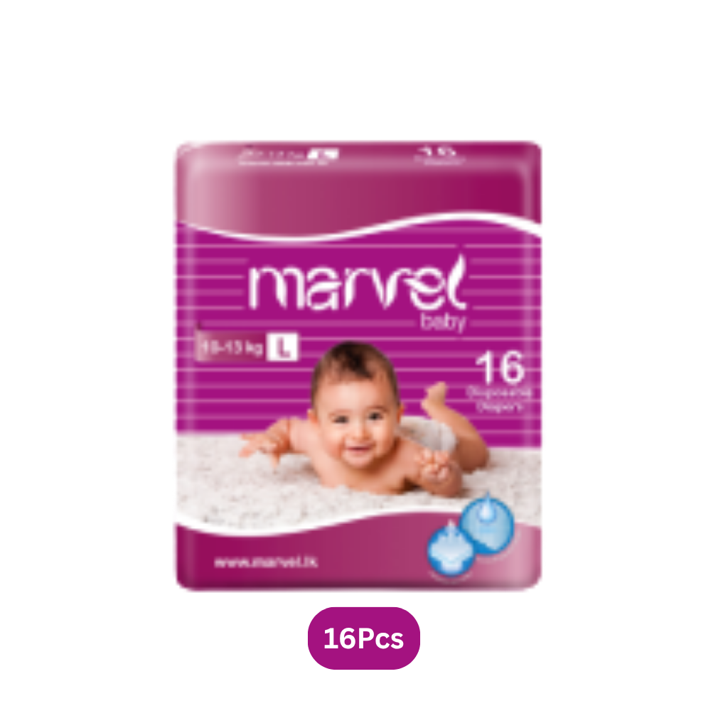 Marvel Baby Diapers Large 16 Pcs