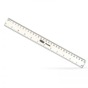 Atlas Ruler 12″ Clear
