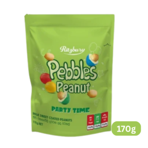 Ritzbury Pebbles Peanut Party Time 170g