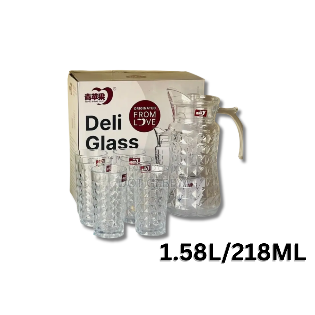 Deli Glass 7 PCS 1.58L/218ML