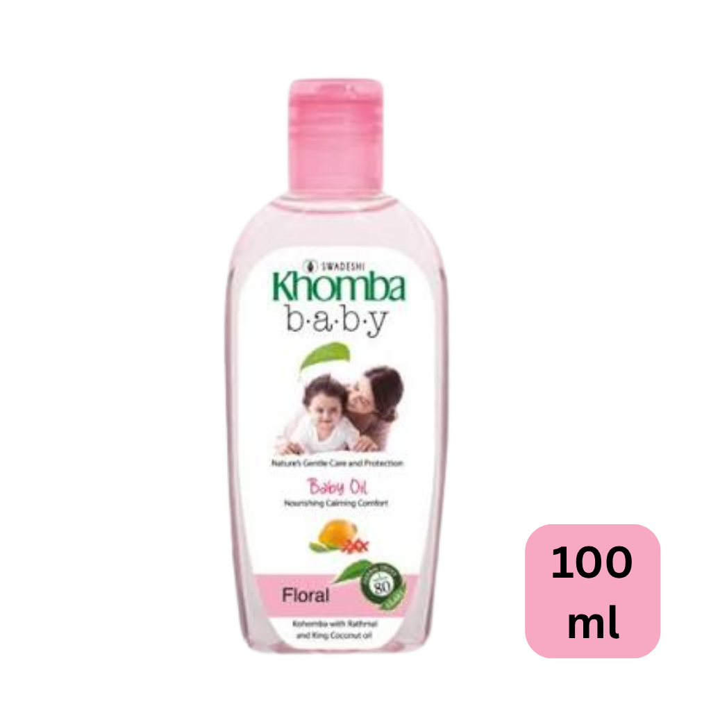 KHOMBA BABY OIL – FLORAL – 100ML