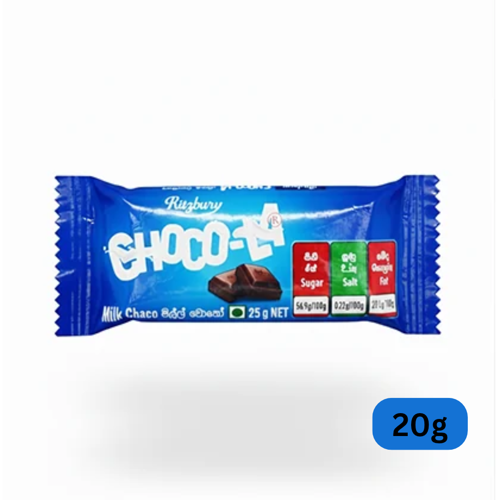 Ritzburry Choco-La Milk Choco 20g