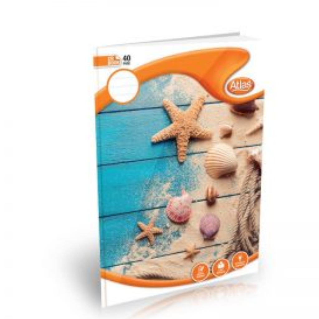Atlas A4 Book CR 40Pgs (=) Single Ruled
