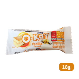 Tiara O-kay Vanilla Flavoured Sponge Layer Cake 18g
